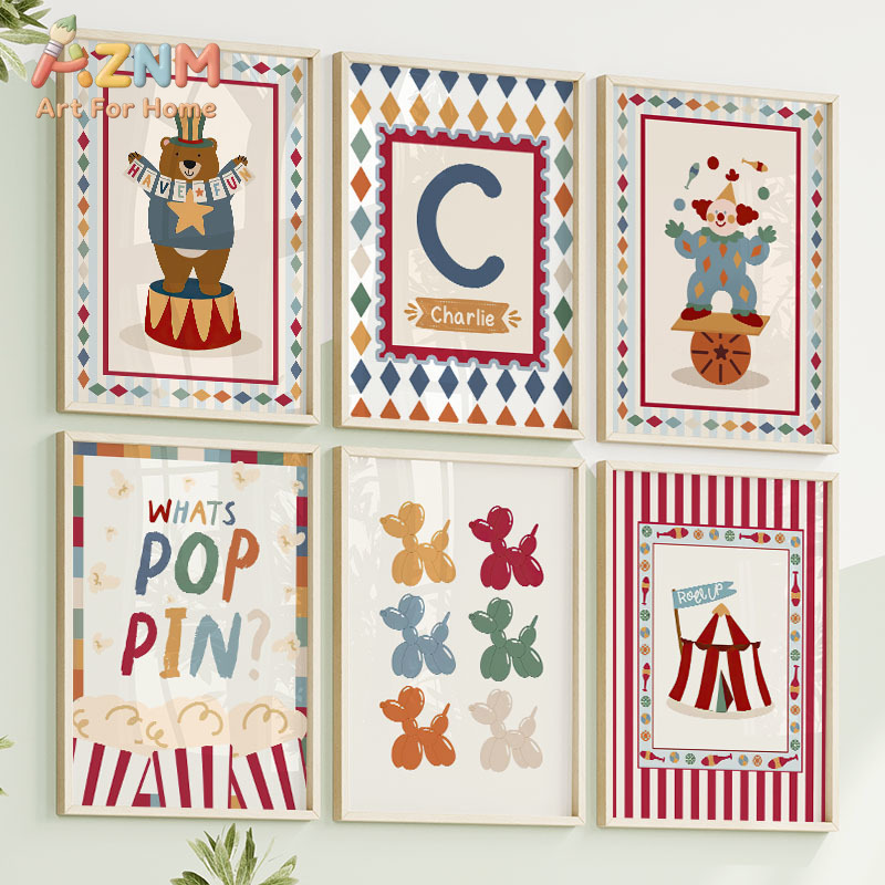 Circus Beer Goochelaar Hond Ci - Baby Nursery Art recensie en prijs