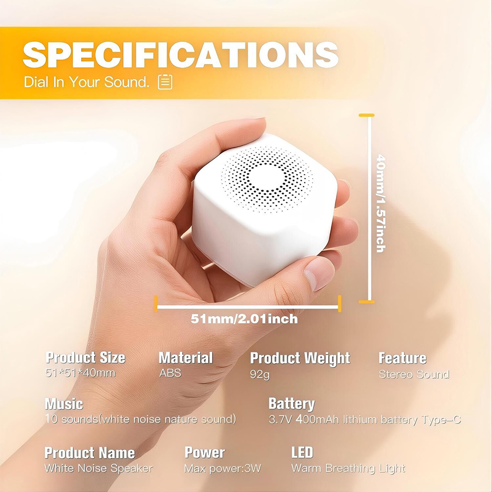 White Noise Machine 10 rustgev - Baby Sound Machine White recensie en prijs